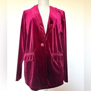 Sincerely Jules velvet blazer